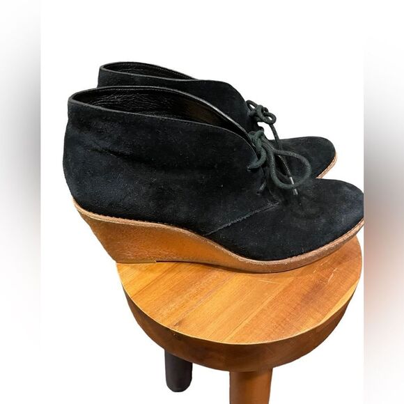 COLE HAAN 9.5B 9.5 B wedges black - Picture 3 of 6
